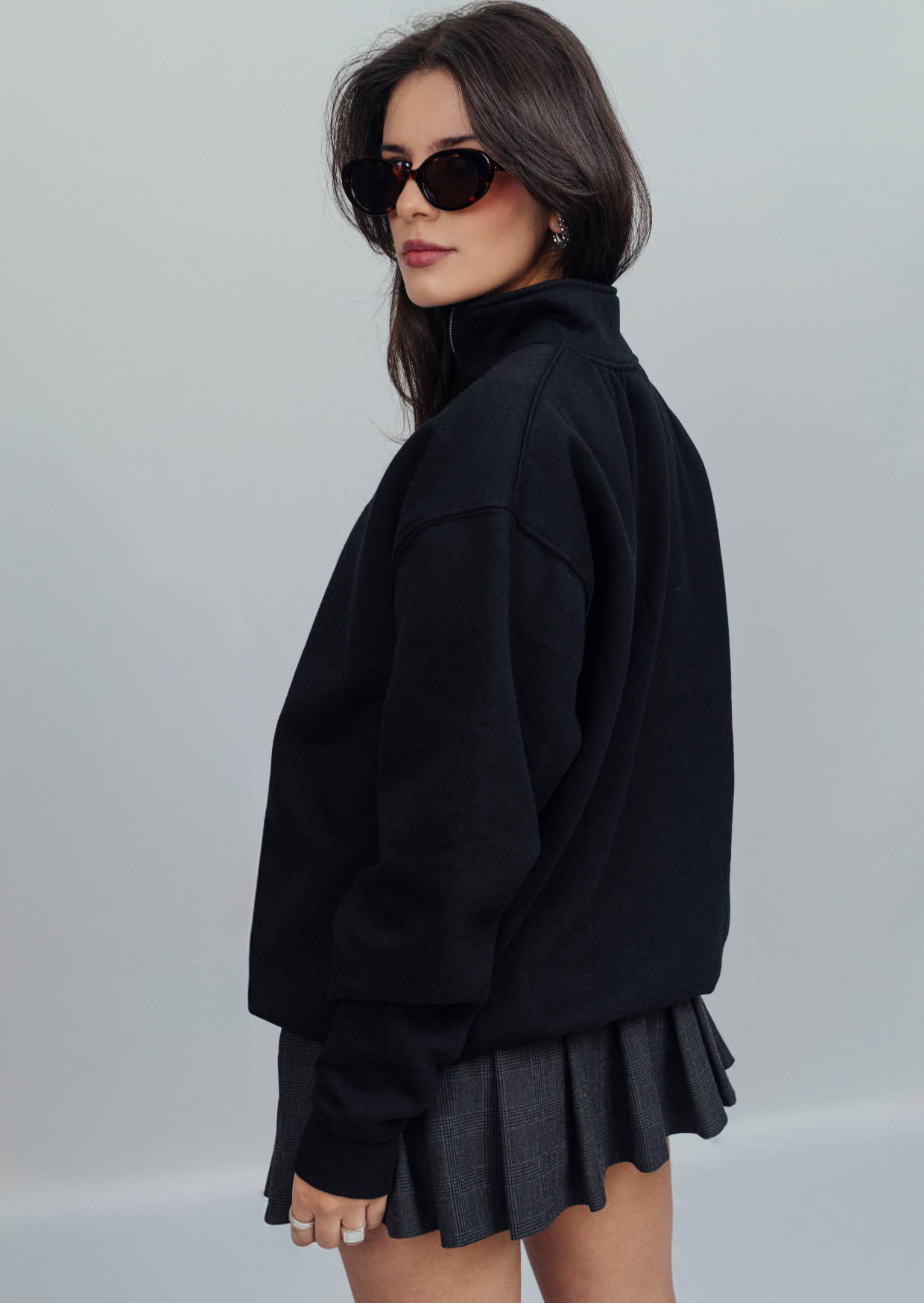 Half-zip + Tank top Gato